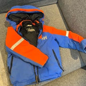 Helly Hansen Kids Blue and Orange Insulated Jacket